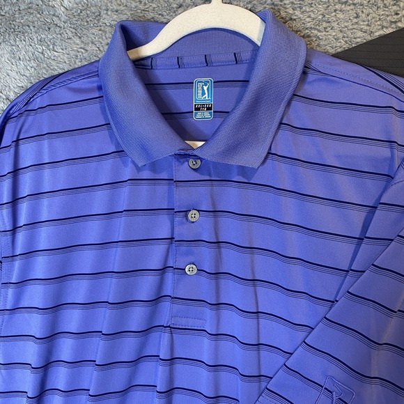 PGA Tour Grand Slam Golf Polo Shirts Size XXL‎ Airflux Performance Lot of 3 - Picture 3 of 14